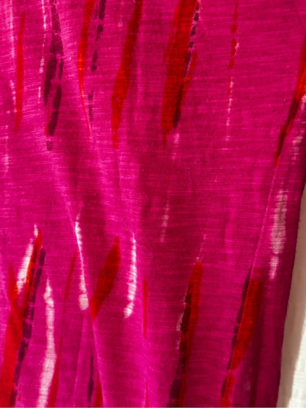 Proenza Schouler Pink Tie Dye Long Sleeve Cotton Tee Sz Medium - Picture 4 of 10